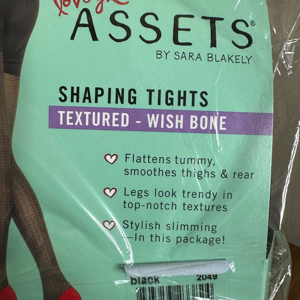 SPANX Black Shaping Tights Size 4 NIP 3 Pair - Picture 3 of 3